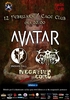 Concert Avatar, Indian Fall, Grimegod si Negative Core Project in club Cage Bucuresti