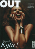 Kylie Minogue a aparut pe coperta revistei Out !