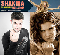 Smiley si Bosquito canta in deschidere la concertul Shakira de la Bucuresti